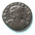 Római Ritka Galéria Valéria follis Vénusz hátlap félhold + gamma jelekkel 5, 96 gr R012 fotó