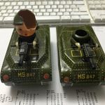 RETRO MS 847 Lemez Tank ( MS847 Lemezjáték Tank ) 2db Az ár együtt a kettőre értendő!! fotó