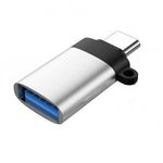 OTG átalakitó adapter, USB 3.0->USB-C, Ezüstszín fotó