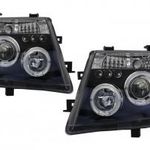 Fényszórók Angel Eyes Nissan Navara D40 (2004-2009) Nissan Pathfinder R51 (2005-2008) fekete fotó