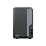 Synology DiskStation DS224+ NAS szerver ház 0 GB 2 rekesz 2 db USB 3.0 hub, Be-/kikapcsoló, RAID-... fotó