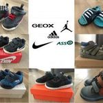 7 pár cipő kiscipő gyerek 22-es 21-es NIKE ASSO GEOX ADIDAS JORDAN fotó