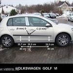 VW Volkswagen Golf VI. Ajtóvédő Díszléc Oldalcsík fotó