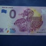 PORTUGÁLIA 0 EURO 2023 ZOO LAGOS! VIDRA VADMACSKA PULYKA! RITKA EMLÉK PAPÍRPÉNZ! UNC! fotó