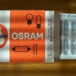 Osram 12-15V 30mA izzó, 10 db, eredeti dobozában eladó fotó