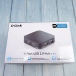 D-LINK 4 portos USB2.0 aktív hub USB elosztó DUB-H4 ÚJ!!! fotó