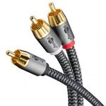 Goobay 65301 RCA apa - 2x RCA apa Kábel (3m) (65301) fotó