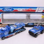 Matchbox (TC) - Quality Care Racing #15 - Kenworth Transporter, Ford Flareside Pick-Up, Ford Thunder fotó