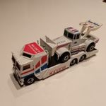 Matchbox _ Kenworth Cabover Racing Transporter + Kenworth Tyron Malone Super Boss fotó