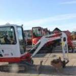 Takeuchi TB216 Minibagger mini-bagger fotó