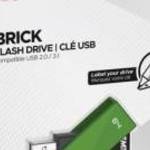 Pendrive, 64GB, USB 2.0, EMTEC "C350 Brick", zöld fotó