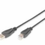 Assmann USB 2.0 connection cable, type A - B 0, 5m Black fotó