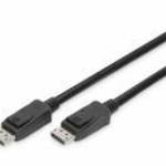 Assmann DisplayPort connection cable, DP 5m Black fotó