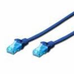 Digitus CAT5e U-UTP Patch Cable 1m Blue fotó