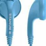 Esperanza Titanium Earphones Blue fotó