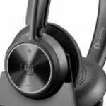 Poly Plantronics Savi 7320 Stereo MS Teams Wireless DECT 1880-1900MHz Headset Black fotó