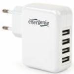 Gembird EG-U4AC-02 Universal USB Charger White fotó