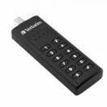 Verbatim 32GB Keypad Secure USB-C USB3.2 Black fotó