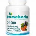 Primeherbs C-1000mg+acerola 250mg+acai 250mg 100db fotó