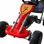 vidaXL pedálos gokart piros fotó