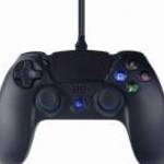 Gembird JPD-PS4U-01, PlayStation 4, PC, USB, Fekete, Vezetékes kontroller fotó