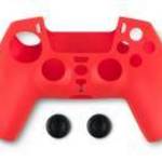 PS5K Spartan Gear - Controller Silicon Skin Cover and Thumb Grips Red fotó