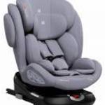 Kikkaboo gyerekülés i-Felix i-Size Isofix 40-150 cm világosszürke - KikkaBoo fotó