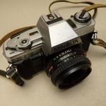 MINOLTA X-370 RÉGI FÉNYKÉPEZŐGÉP RETRO MD ROKKOR 45 MM OBJEKTÍV fotó