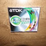 TDK CD-RW új bontatlan csomagolásban fotó