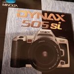 Minolta Dynax 505si analóg fényképezőgép csak váz fotó