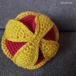 Horgolt montessori labda (Amish puzzle ball) fotó