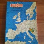 Régi Európa kirakós játék puzzle.176 darabos. fotó