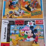 Disney kirakók, Mickey egér és Bolondos dallamok puzzle - 30-30 darabos - Kettő egy csomagban fotó