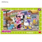 Minnie egér Párizsban 15 darabos puzzle * fotó