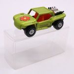 Matchbox Superfast #13 Baja Buggy - FEKETE kipufogó, "FLOWER" matrica fotó