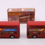 Matchbox Superfast #17 The Londoner "Matchbox LONDON BUS" - Matrica árnyalatok! (2 modell, 1 doboz) fotó