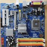 ASROCK 4CORE1600-GLAN/M 775-ös P-IV SATA-RAID PCI-E DDR-II + PENTIUM DUAL CORE E5200 fotó