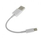 Prémium adat- és töltőkábel, 20 cm, Lightning/USB csatlakozó, 2.1A gyors töltés, fehér fotó