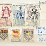 Francia klasszikus , 2 hiányos sor 917--; 961-- 3, 30€ fotó