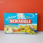 Eredeti Mattel Scrabble Junior egyedülálló szójáték két szórakoztató szórakosgató társasjáték !! fotó