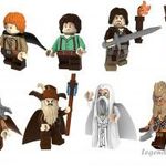 8 db-os Gyűrűk ura Lord of the Rings mini figura szett fotó