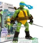 000 13cmes TMNT Tini Nindzsa Teknőcök - Leonardo Ninja Teknős figura kidolgozott IDW Comics kaidás k fotó