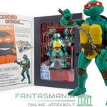 000 13cmes TMNT Tini Nindzsa Teknőcök - Michelangelo / Mikey Ninja Teknős figura - IDW Comic Pack Dí fotó