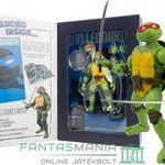 000 13cmes TMNT Tini Nindzsa Teknőcök - Leonardo Ninja Teknős figura - IDW Comic Pack Díszdobozos ké fotó