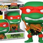 10cmes Funko POP 1556 Teenage Mutant Ninja Turtles figura - Raphael / Raffaello teknős figura - 1990 fotó