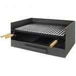 Grill Imex el Zorro asztallap Grill Faszén Fekete Rozsdamentes acél 61 x 40 x 32 cm fotó