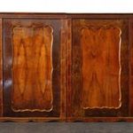 1C442 Antik biedermeier ruhásszekrény pár 159 x 209 cm fotó