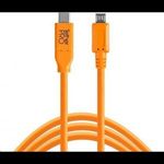 Tether Tools TetherPro USB-C -> 2.0 Micro-B 5-Pin 4.6m kábel narancssárga (CUC2515-ORG) (CUC2515-... fotó