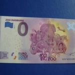 NÉMETORSZÁG 0 EURO 2022 MAJOM ELEFÁNT ORRSZARVÚ KOALA KENGURU TIGRIS! RITKA EMLÉK PAPÍRPÉNZ fotó