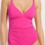 Calzedonia IC01748N One-piece swimsuit with a criss-cross neckline and lightly padded, non-wired cup fotó